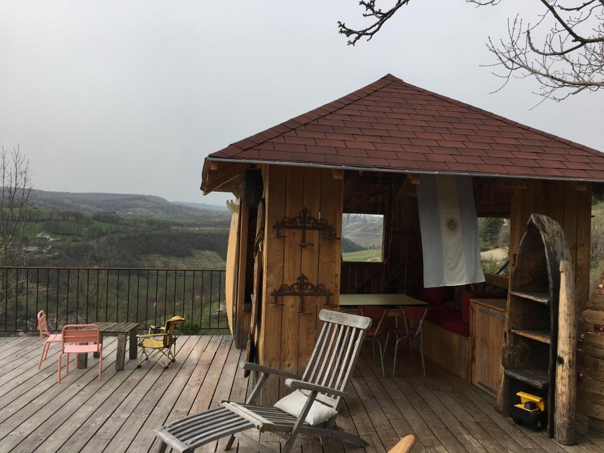 Gite Libertalia Salles-la-Source Exteriér fotografie