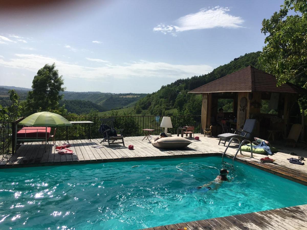 Gite Libertalia Salles-la-Source Exteriér fotografie
